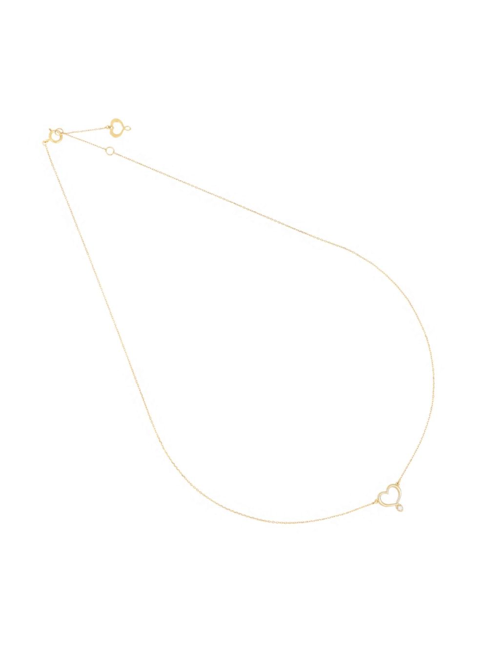 Maman et Sophie Heart Necklace 18KT Gold
