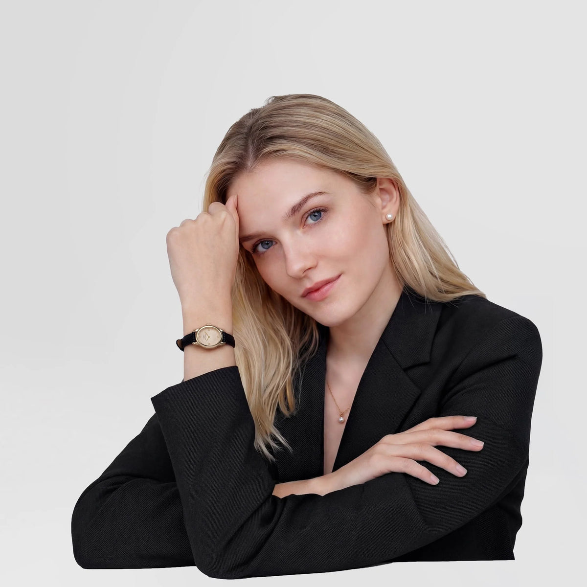 Daniel Wellington Petite St Mawes 28 Rose Gold White
