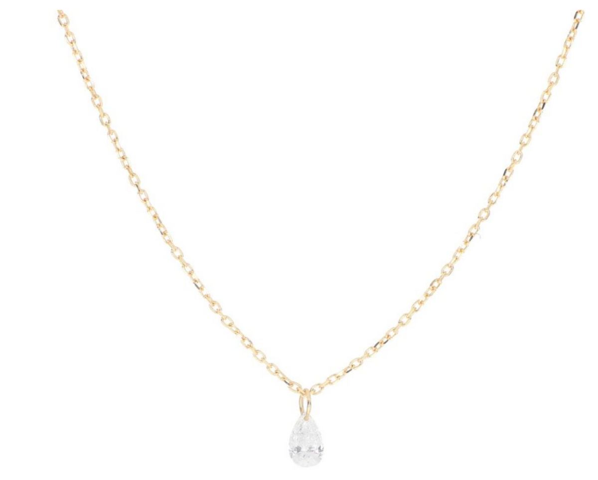  Maman et Sophie 18kt yellow gold necklace with 0.15 ct naked diamond GCNUD15