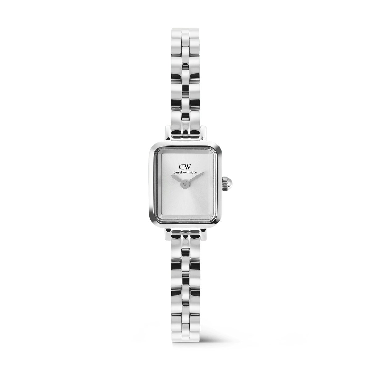 Daniel Wellington Quadro Mini Arch 3-link White Sunray Silver