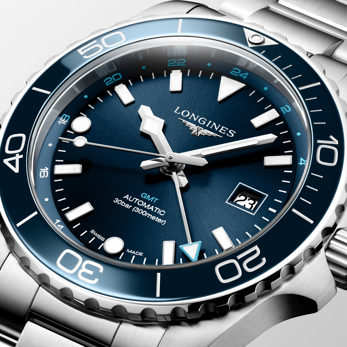 Longines Hydroconquest GMT 43 MM L3.890.4.96.6