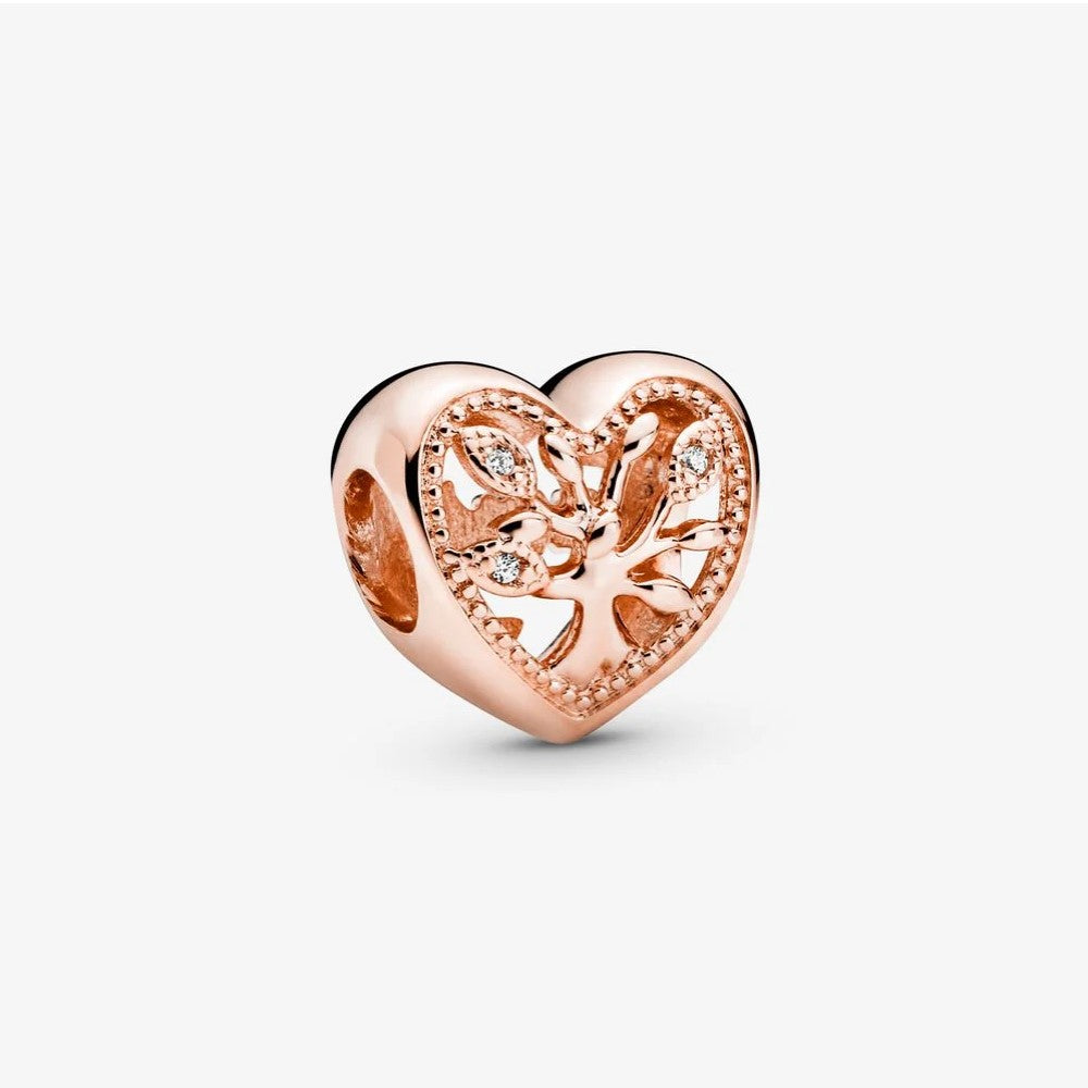 Pandora Charm Openwork a Cuore con Albero della Vita 788826C01