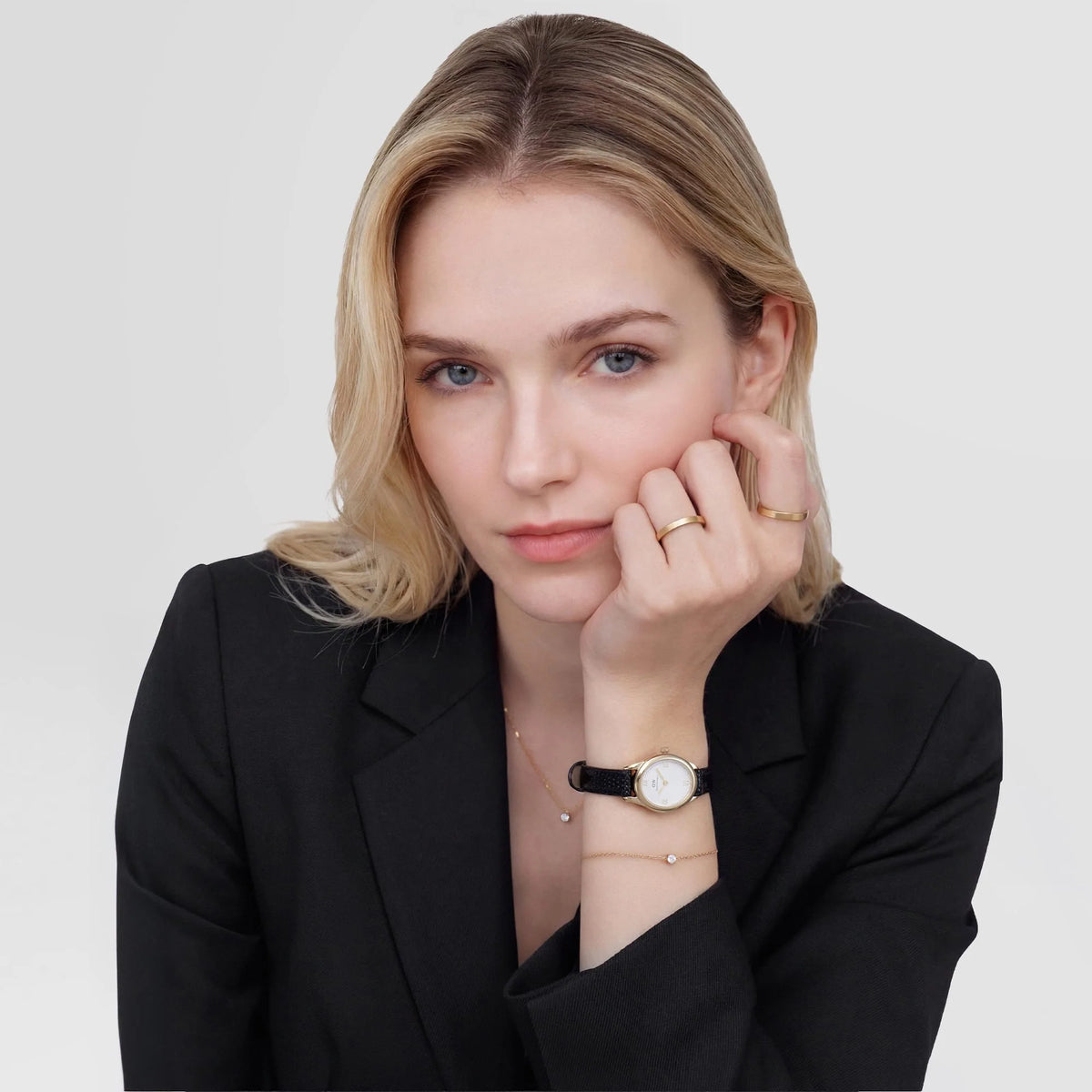 Daniel Wellington Petite St Mawes 28 Rose Gold White