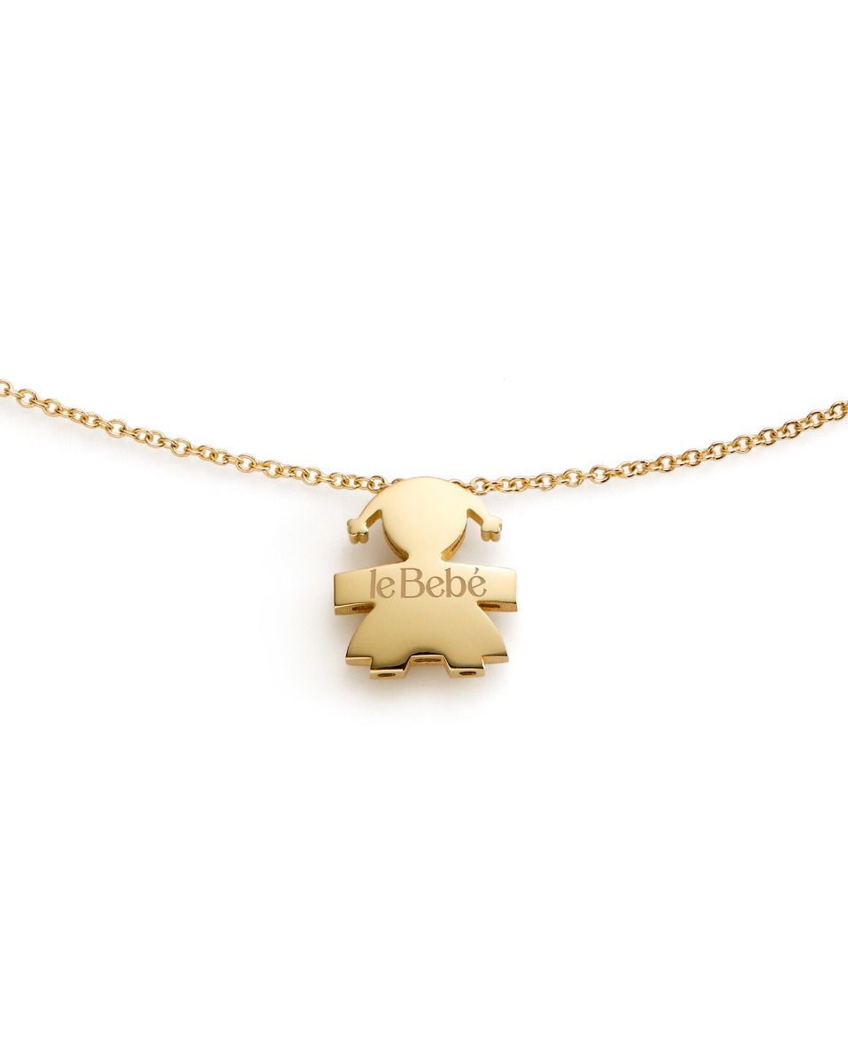 Le Bebè Collana I Tesorini Big Bimba Oro Giallo LBB901