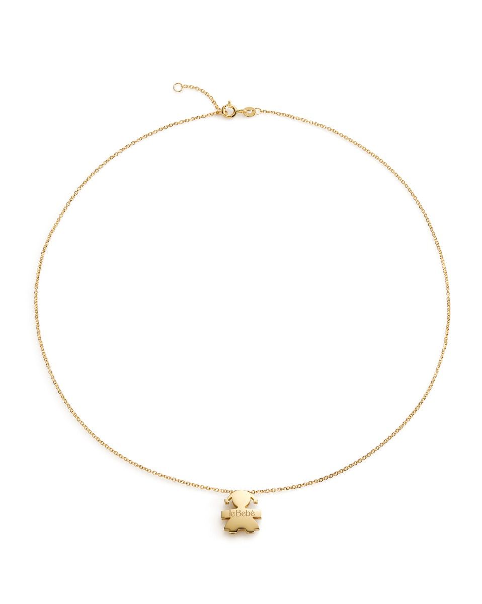 Le Bebè Collana I Tesorini Big Bimba Oro Giallo LBB901