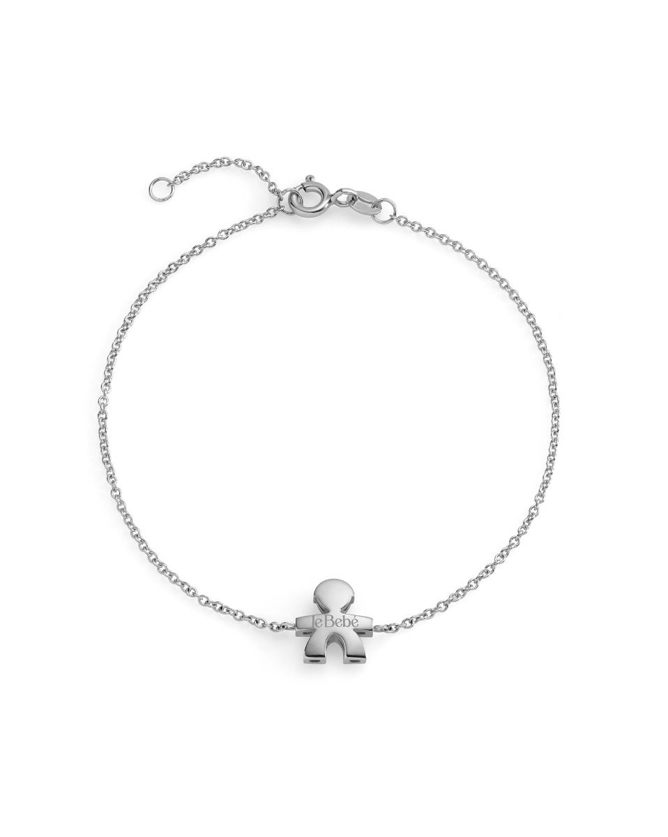 Le Bebè Bracciale I Tesorini Big Bimbo Oro Bianco LBB908