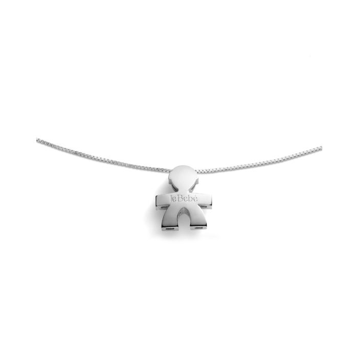Le Bebè Collana I Tesorini Bimbo Oro Bianco LBB920