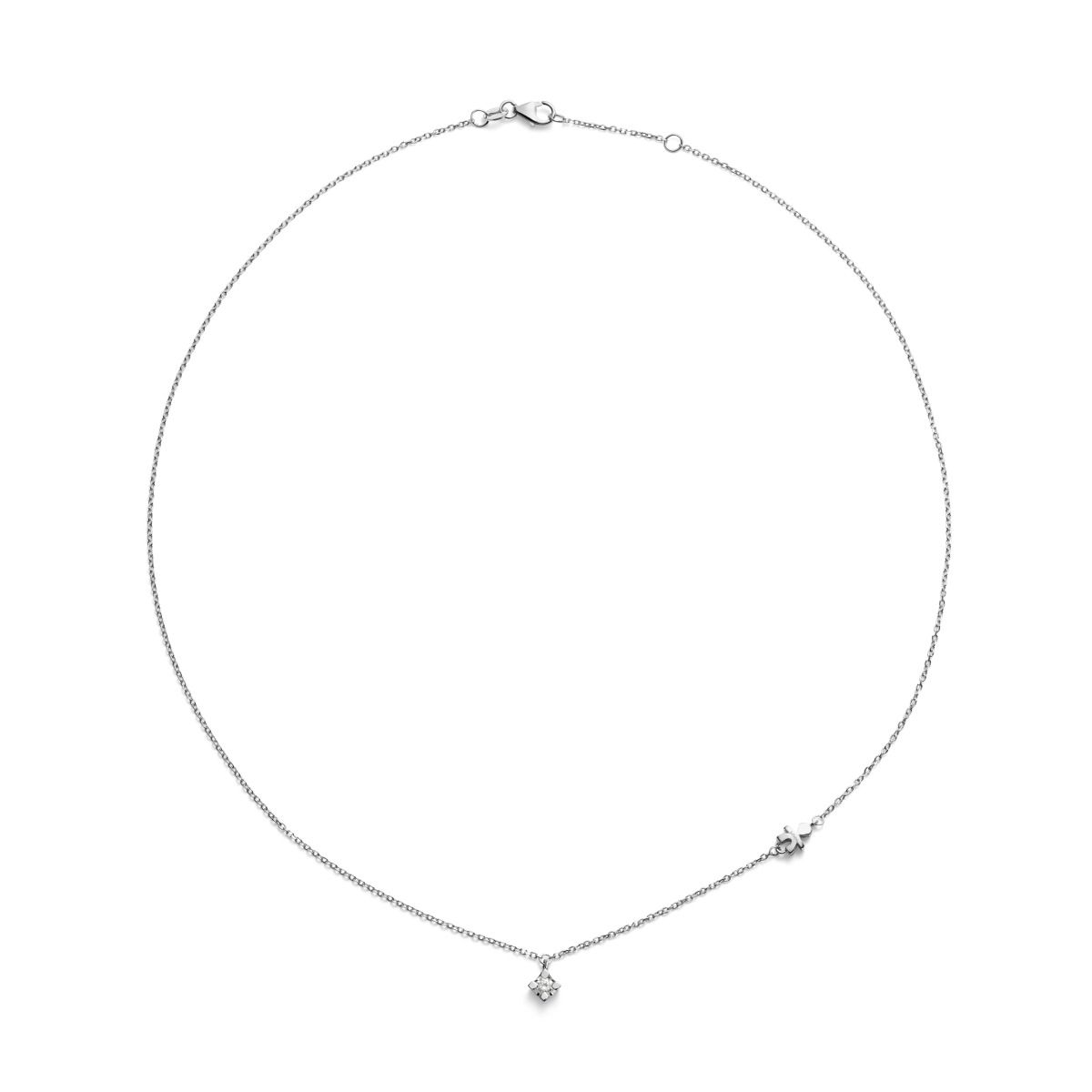 Le Bebè Punto Luce I Tesorini Bimbo Oro Bianco e Diamante LBB962