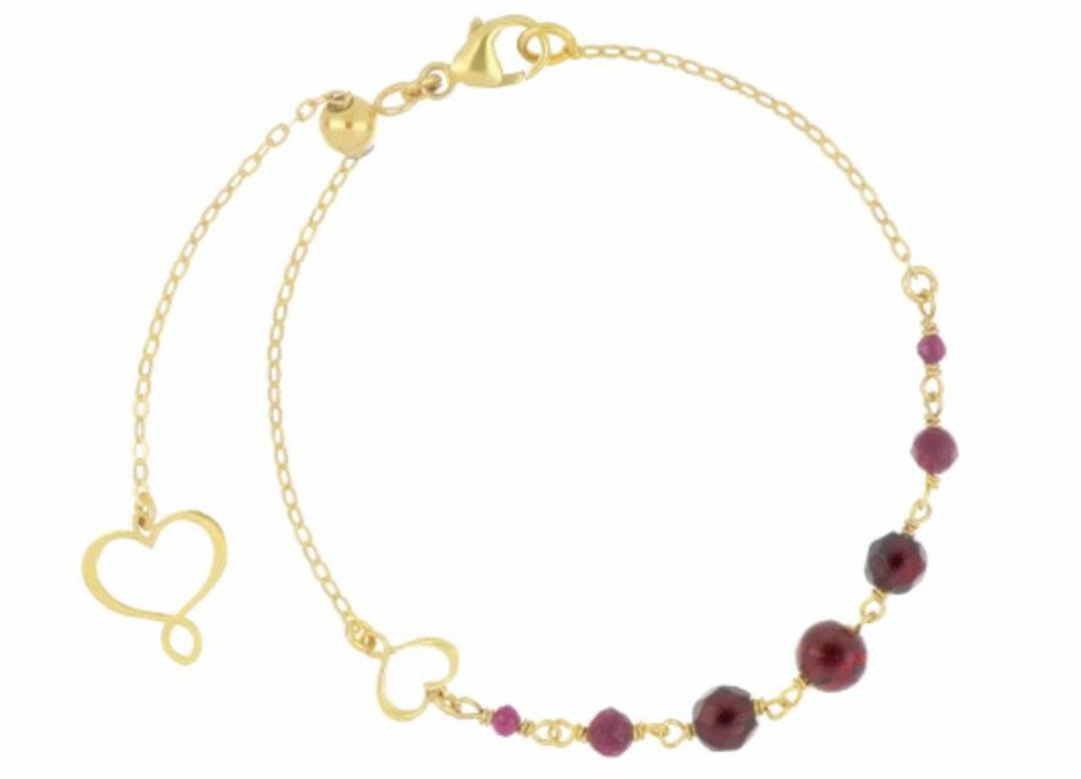 Maman et Sophie Bracciale Onda Rossa BPONDRGR7