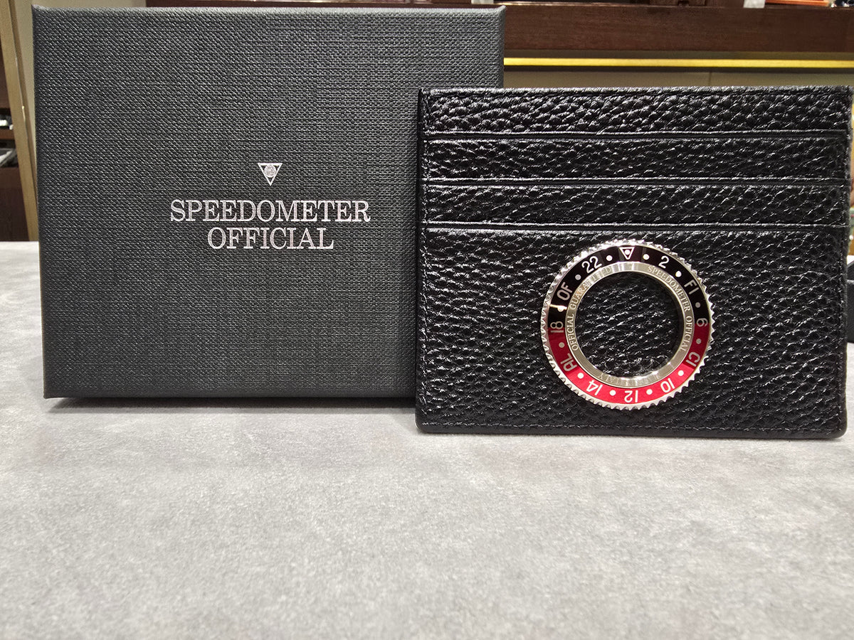 Speedometer Official Wallet Ghiera Nero e Rossa