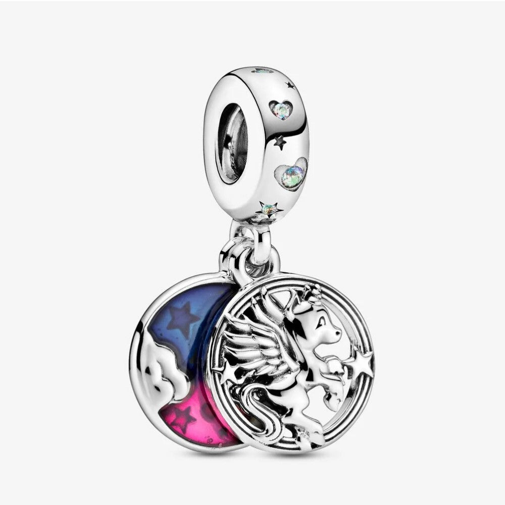 Pandora Charm Pendente Doppio Unicorno Magico 799145C01
