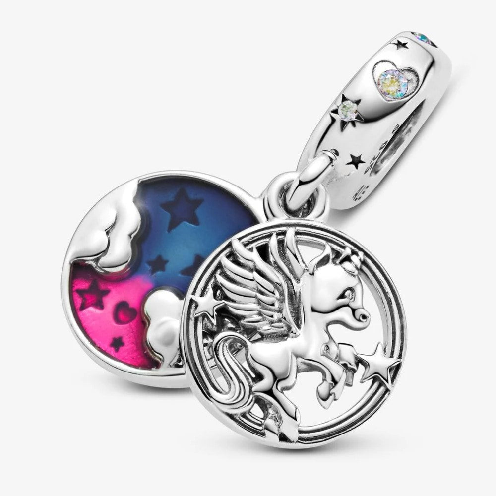 Pandora Charm Pendente Doppio Unicorno Magico 799145C01