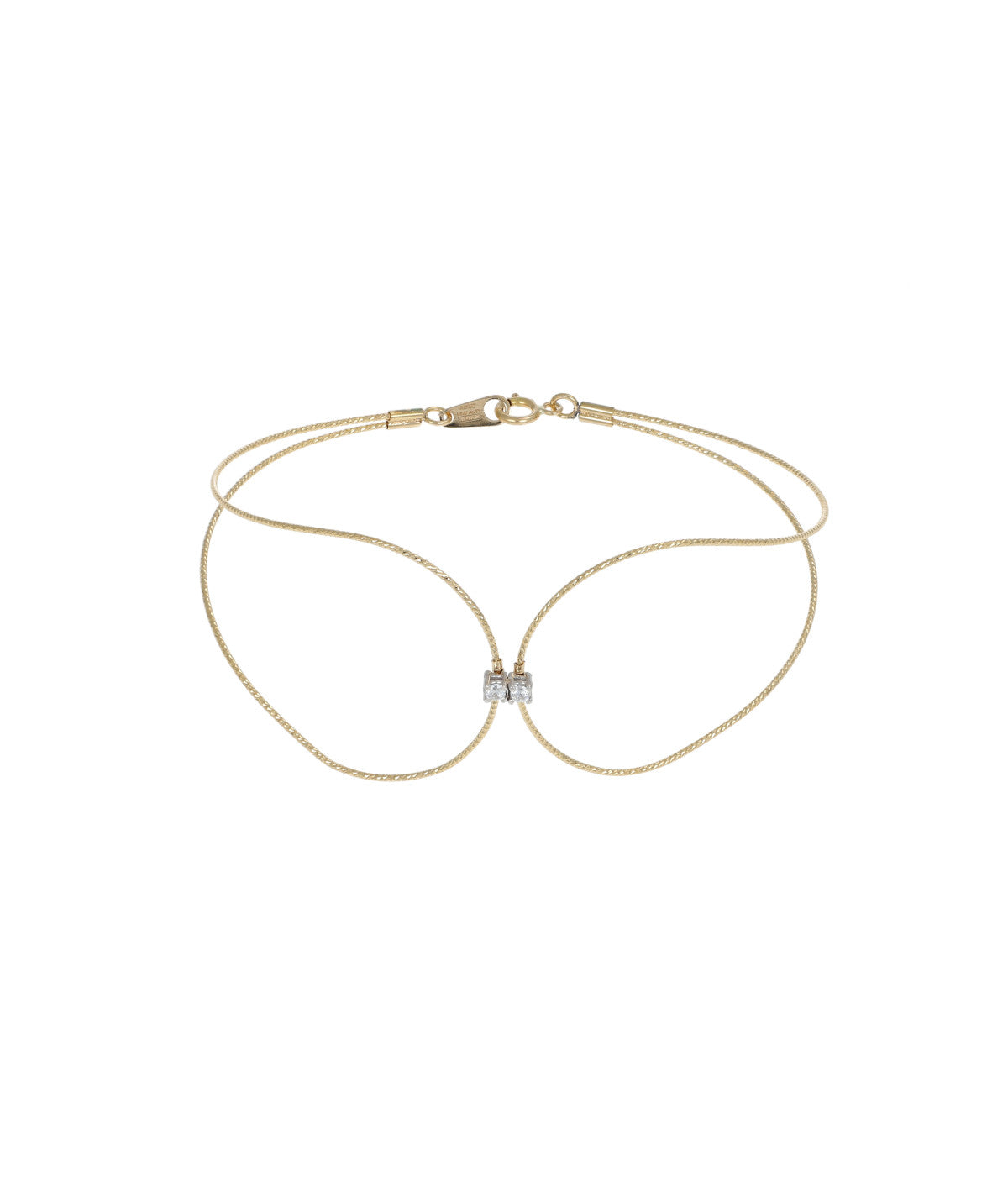 MagicWire Angel Bracelet 6 Rounds Yellow Gold 19-B6F-G-01