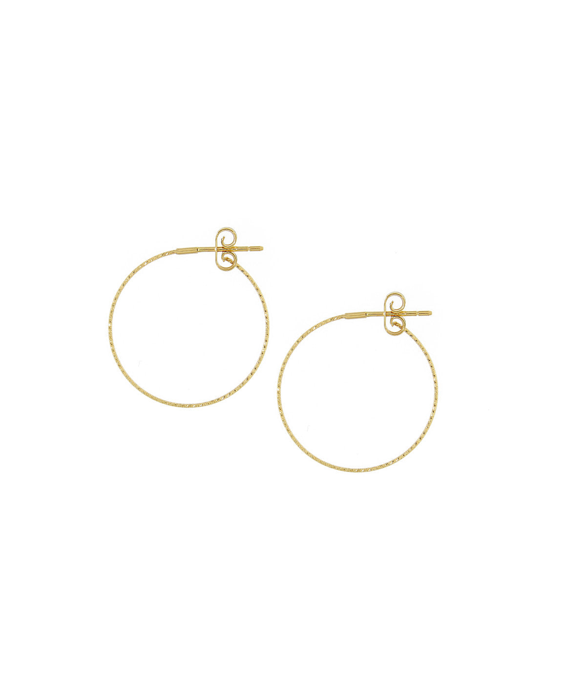 MagicWire Angel Earrings Yellow Gold 34FP-040-G-01