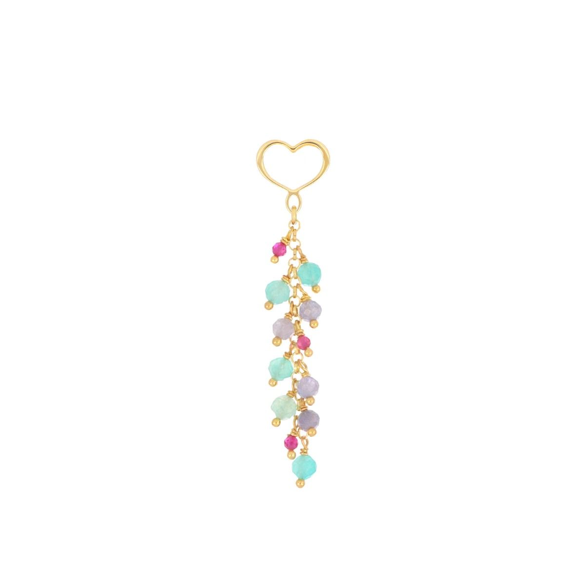 Maman et Sophie Orecchino Frange Amazzonite Tanzanite e Rubellite OFRA4RUTZAZ