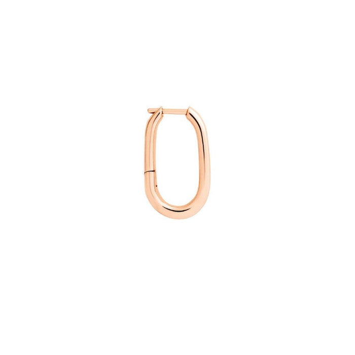 Dodo Mono Orecchino Hoop Essentials Oro Rosa 9kt