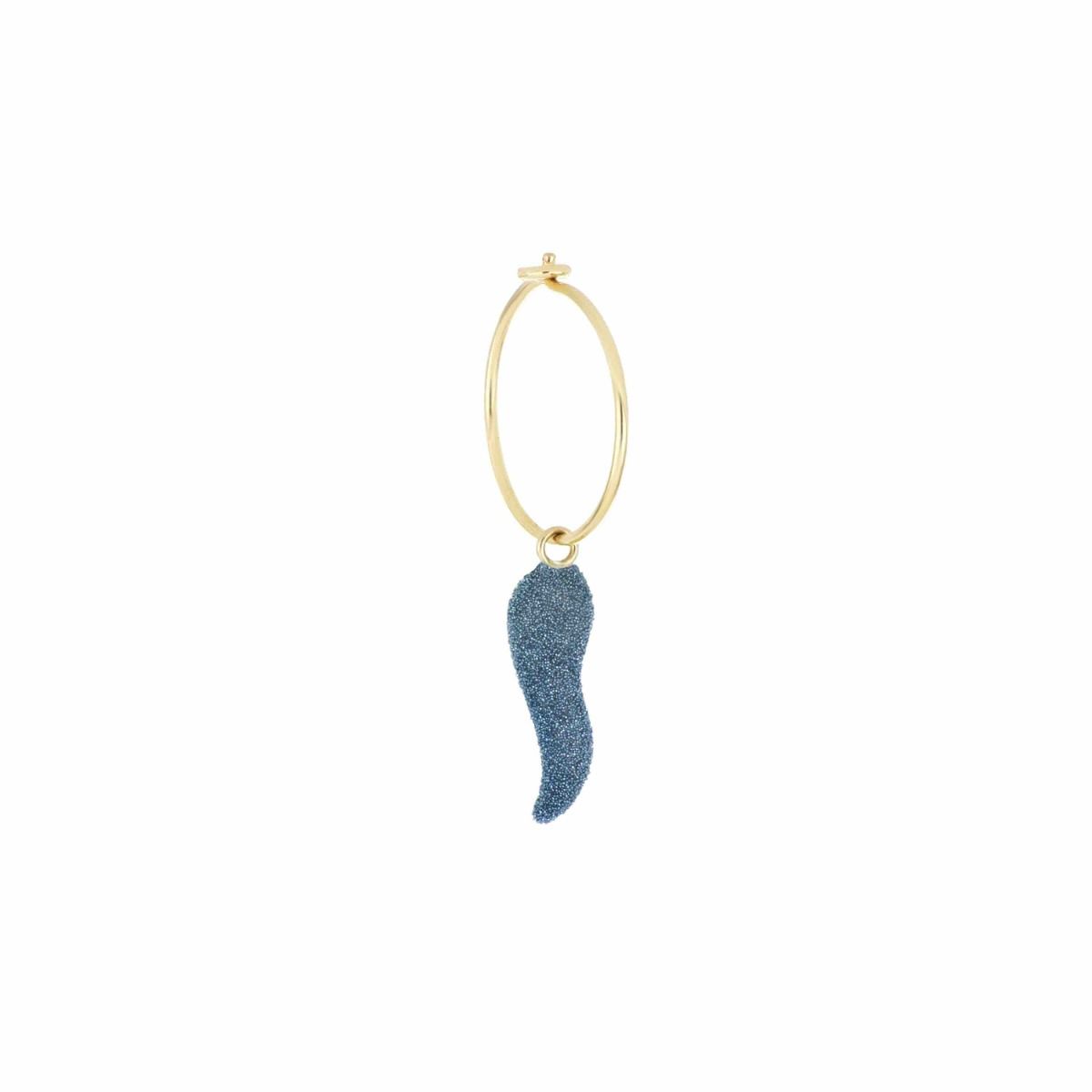Maman et Sophie Orecchino Tiè Oro Giallo 18kt Polvere Blu ORTIE916