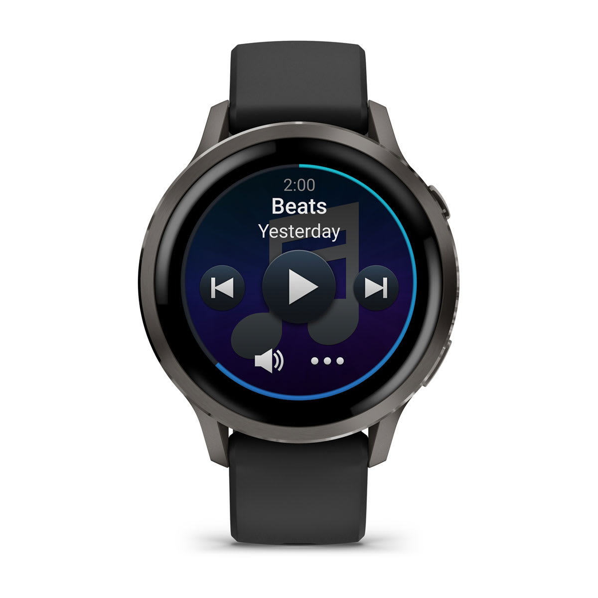 Garmin Venu 4 Slate 41 MM Cinturino Silicone Black