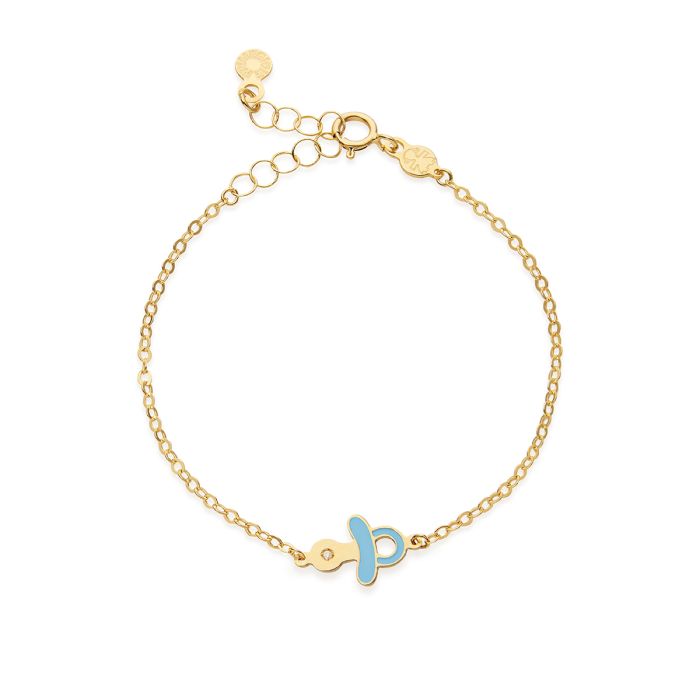 Le Bebè Fiabe Yellow Gold Bracelet inspired by Peter Pan PMG099