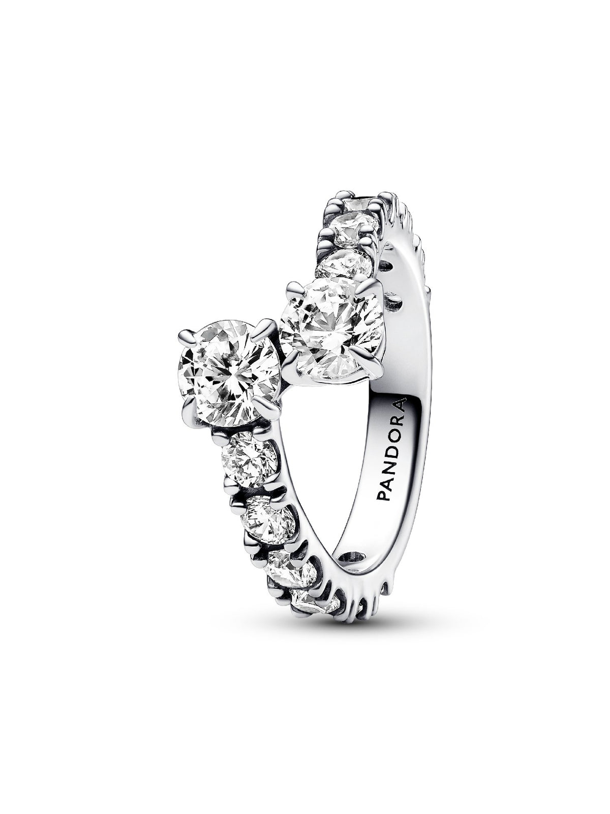 Pandora Anello Fascia Scintillante Intrecciata 193149C01