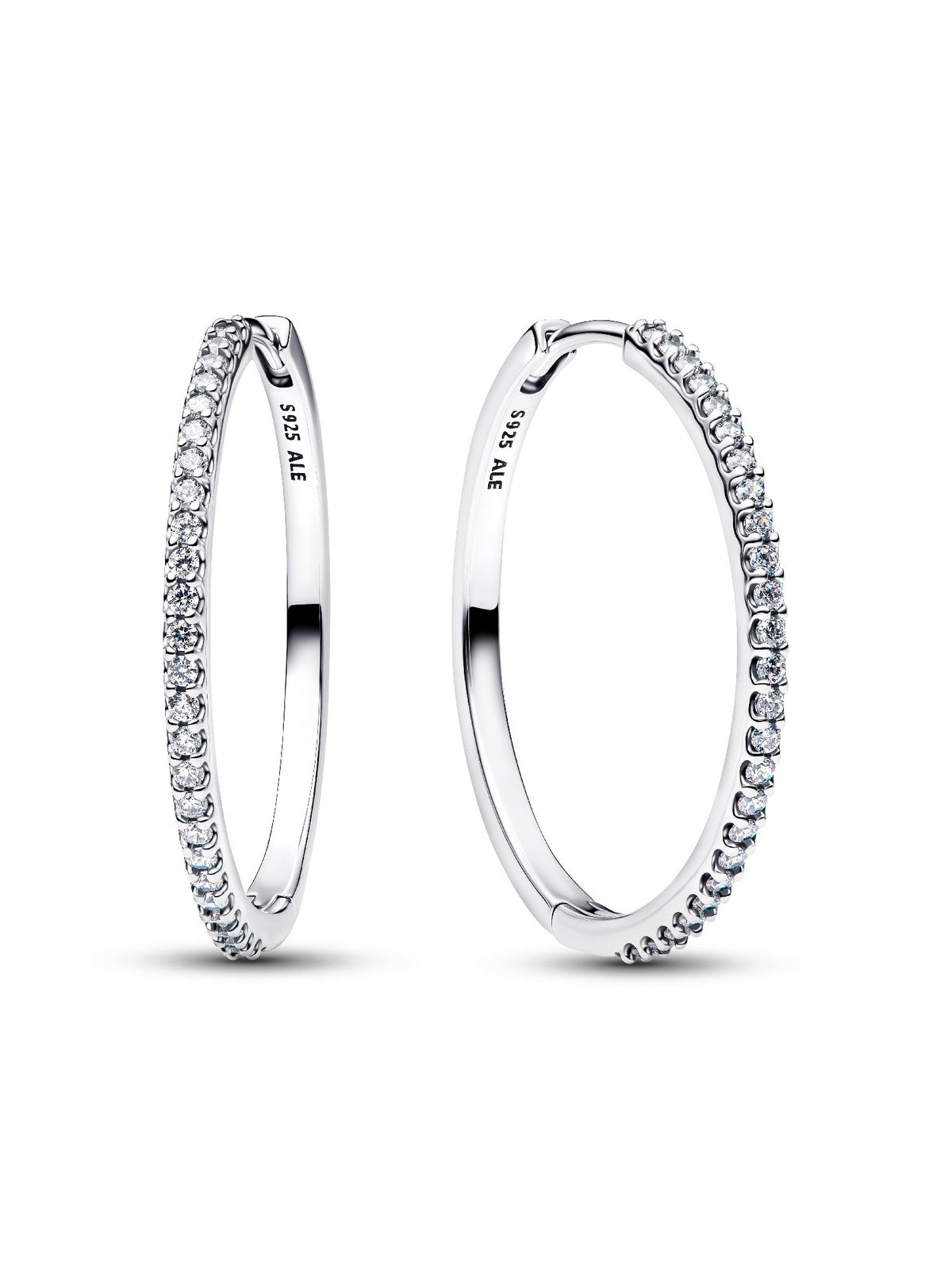 Pandora Orecchini Cerchi Grandi Pavè 294650C01