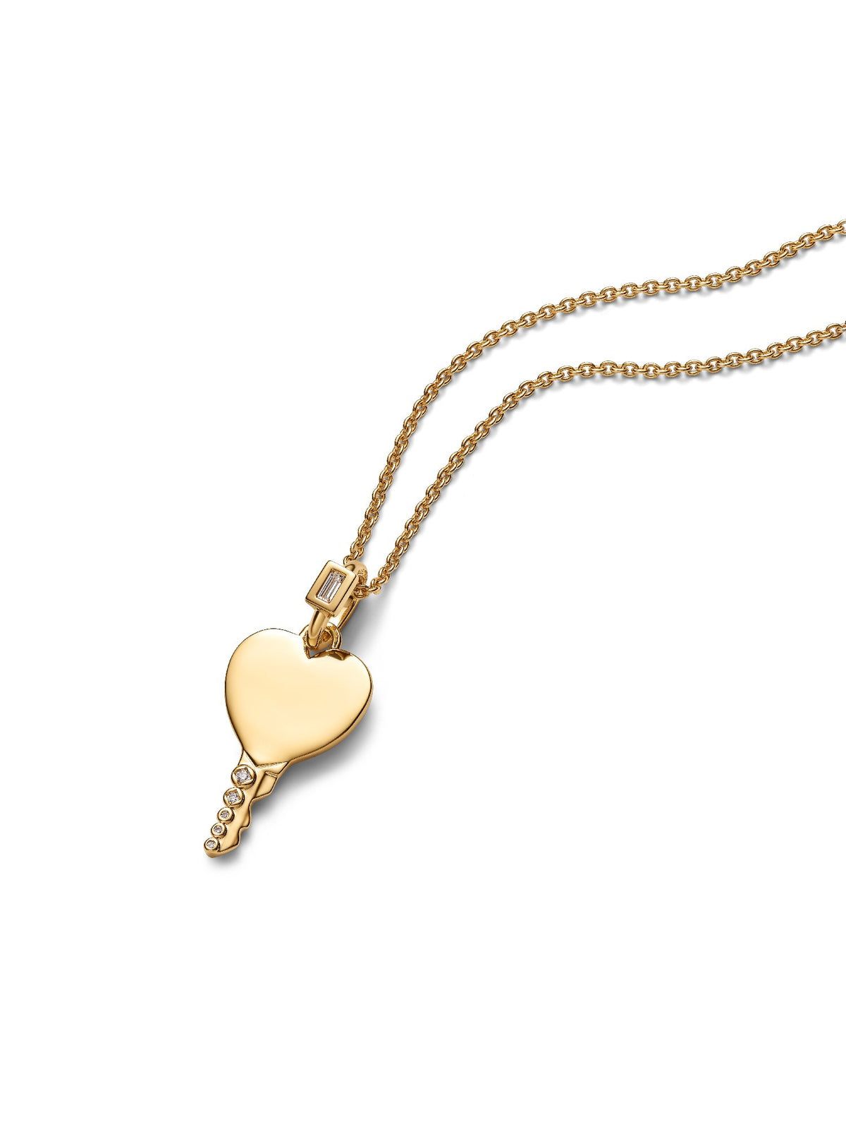 Pandora Charm Pendente Chiave a Cuore da incidere 364353C01