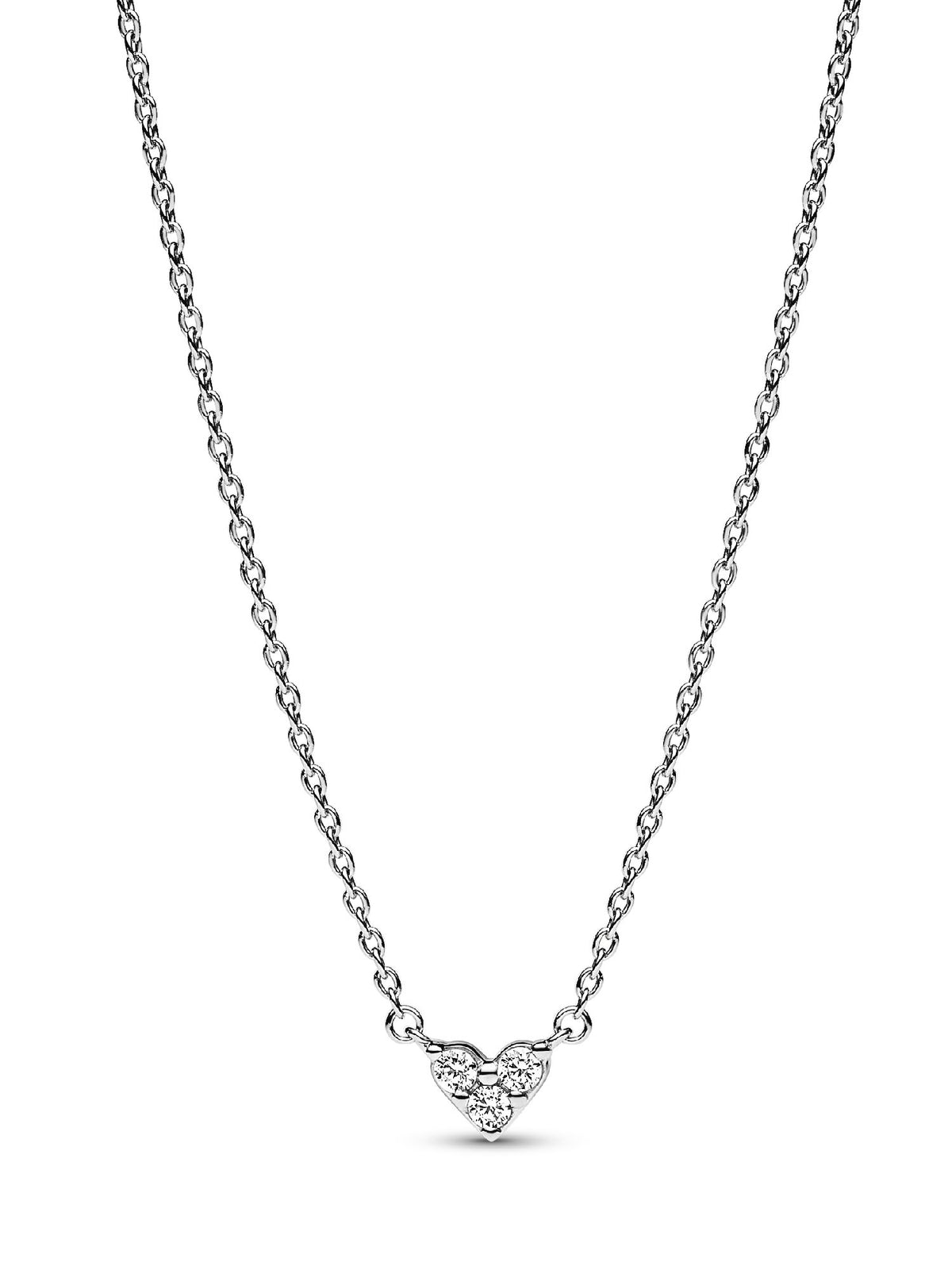 Pandora Collana Cuore con Tre Pietre 393014C01