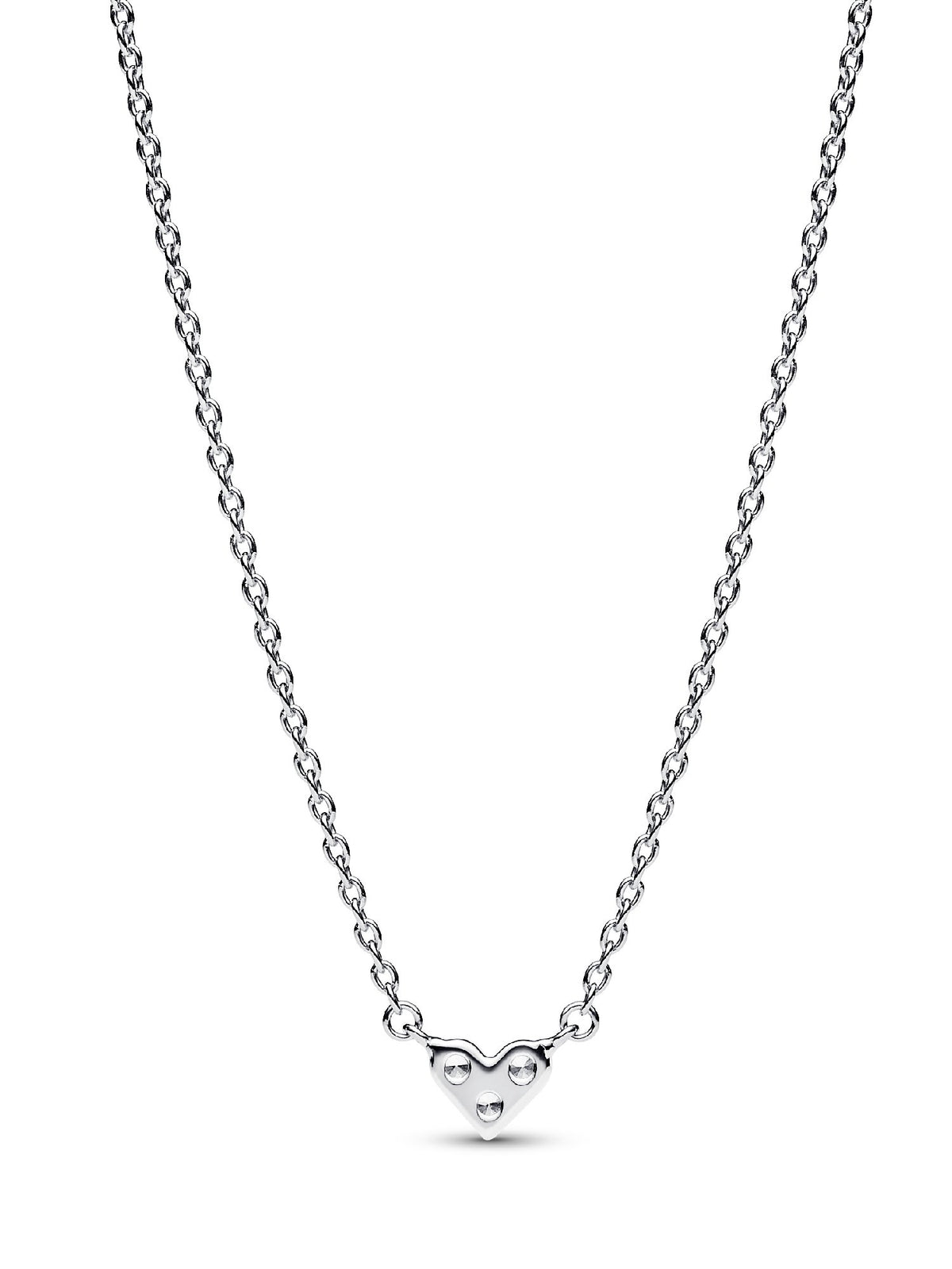 Pandora Collana Cuore con Tre Pietre 393014C01