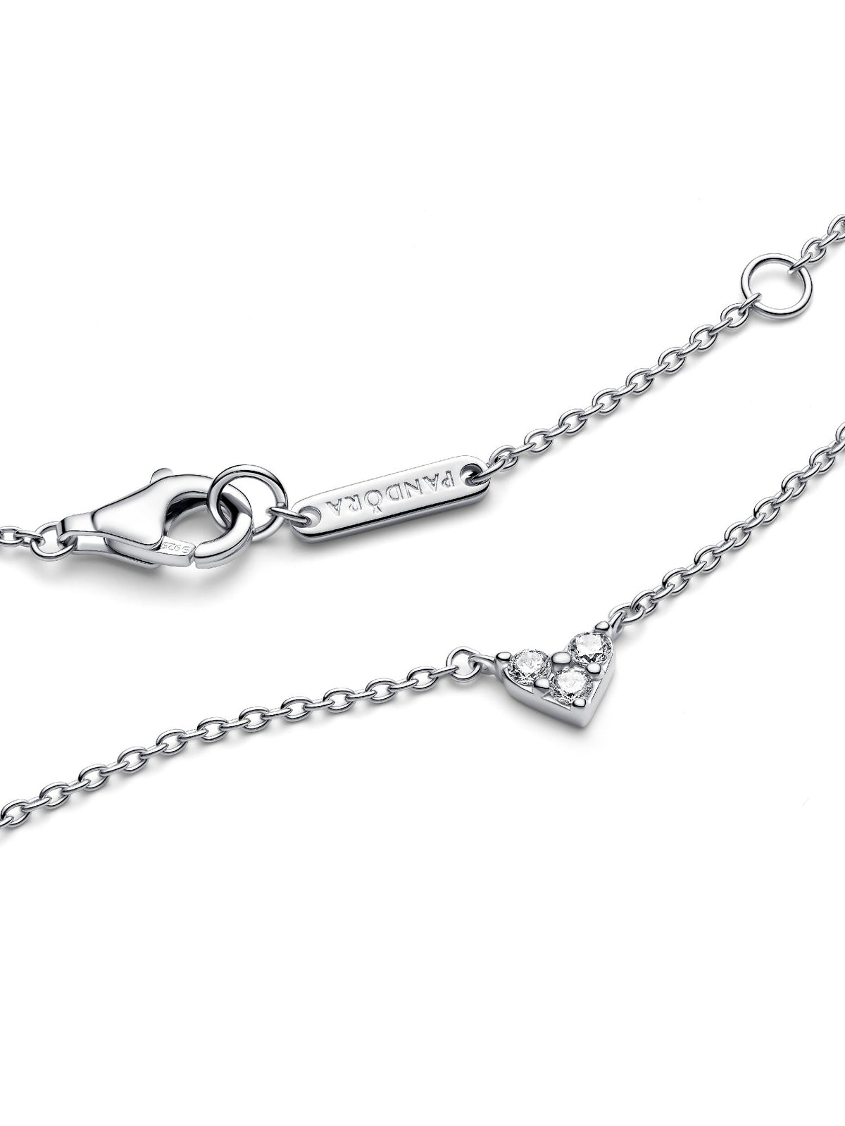 Pandora Collana Cuore con Tre Pietre 393014C01