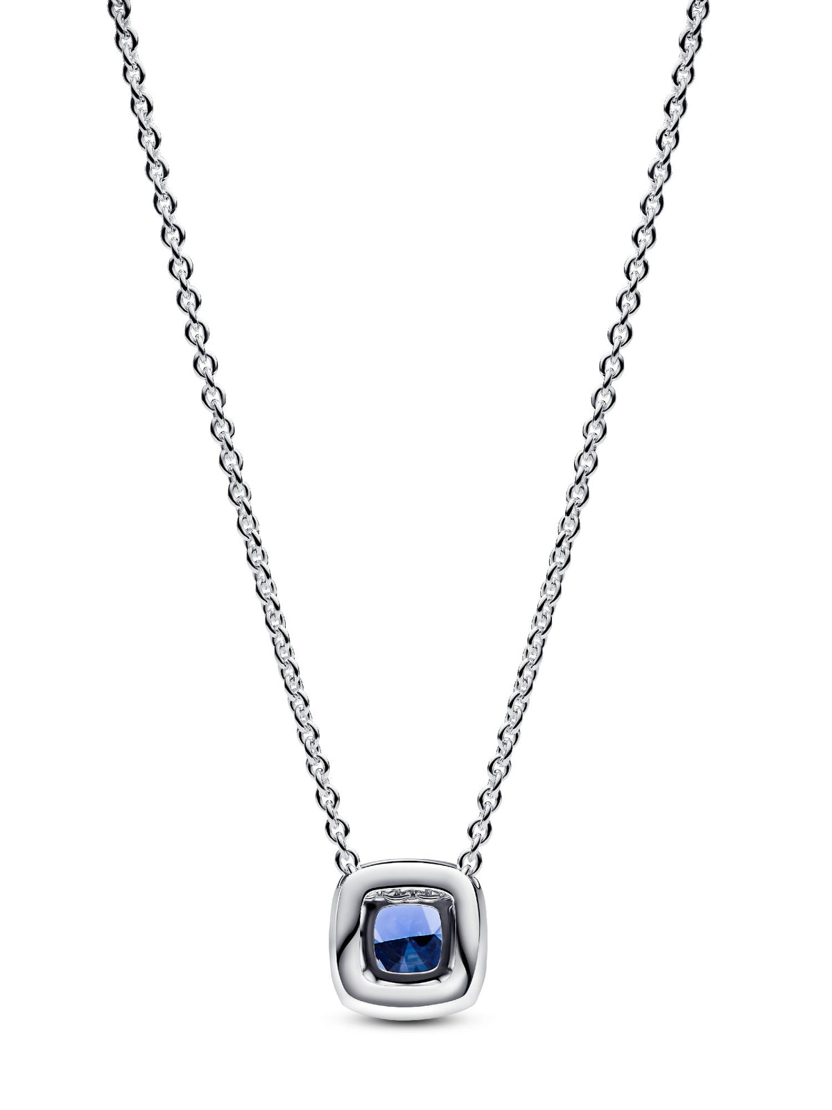 Pandora Collana Punto Luce Quadrato Blu 393560C01