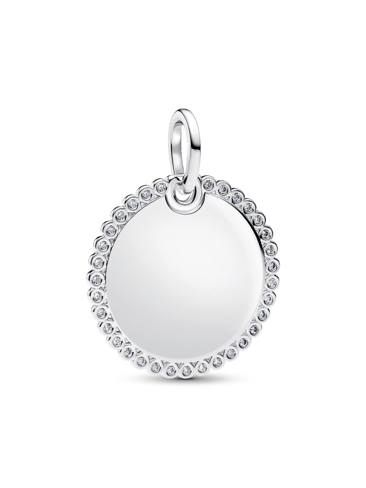 Pandora Pendente Medaglia Luminosa da incidere 394007C01