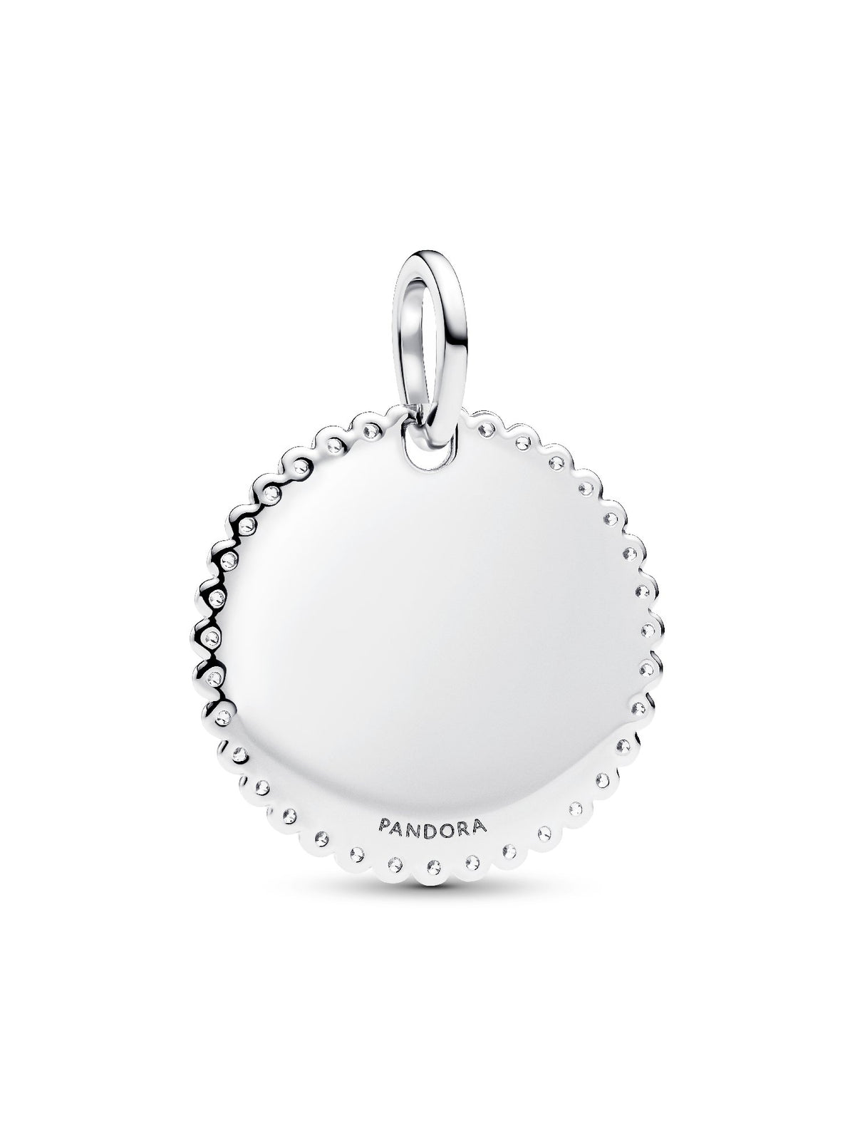 Pandora Pendente Medaglia Luminosa da incidere 394007C01