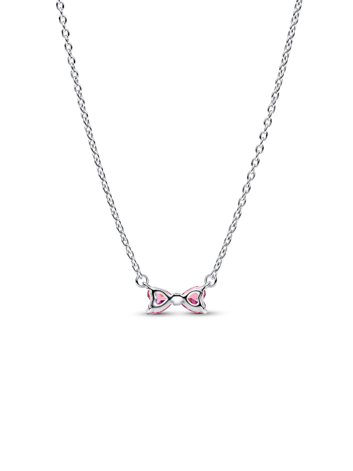 Pandora Collana Fiocco Luminoso Rosa 394235C01