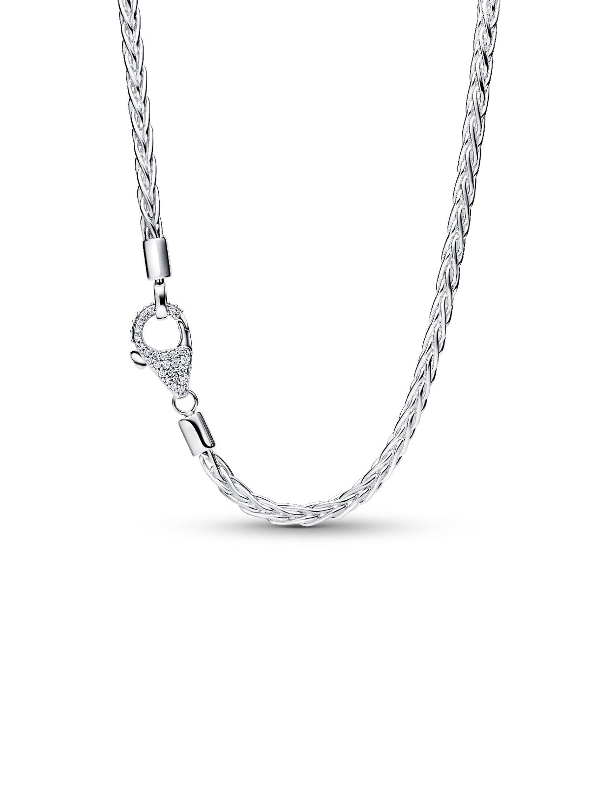 Pandora Collana Maglia Coda di Volpe con Chiusura Pavè 394463C01
