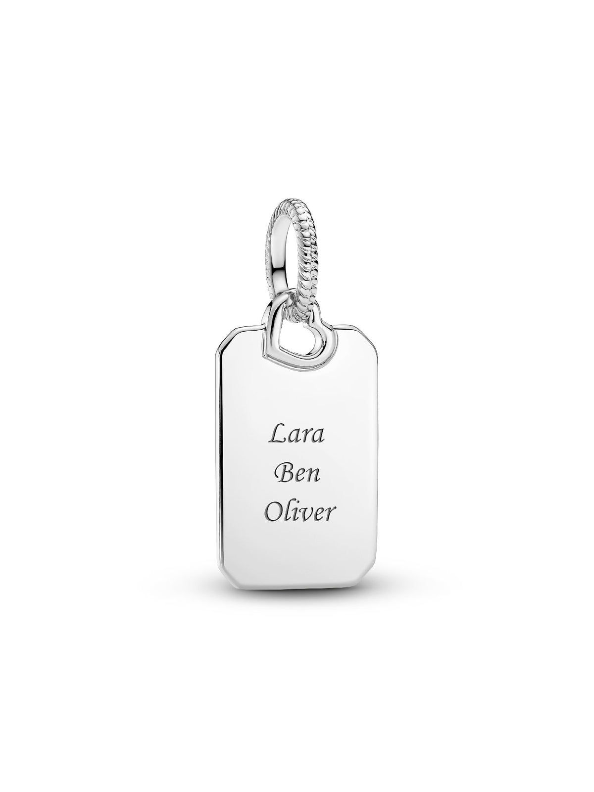 Pandora Pendente Medaglia Rettangolare da incidere 398611C00