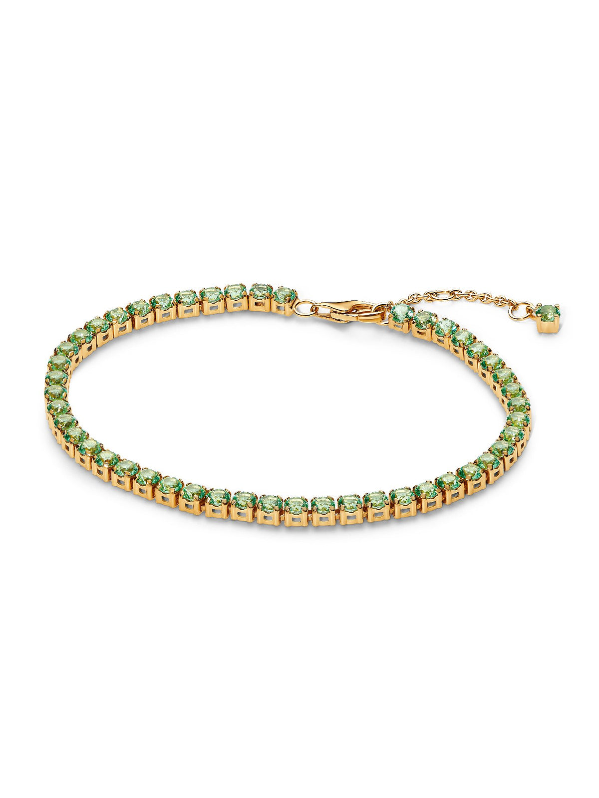 Pandora Bracciale Tennis Cristalli Verdi 561469C02