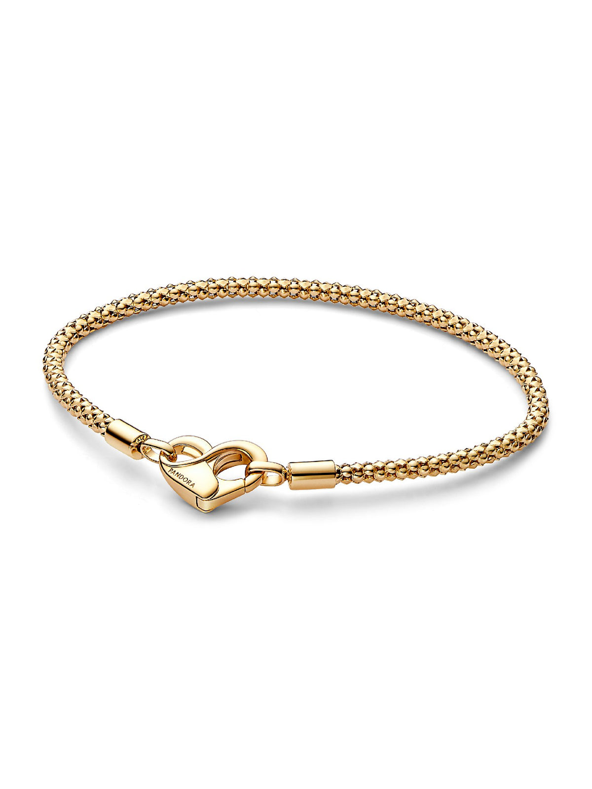 Pandora Bracciale Maglia Geometrica con Chiusura Moschettone a Cuore 562731C00
