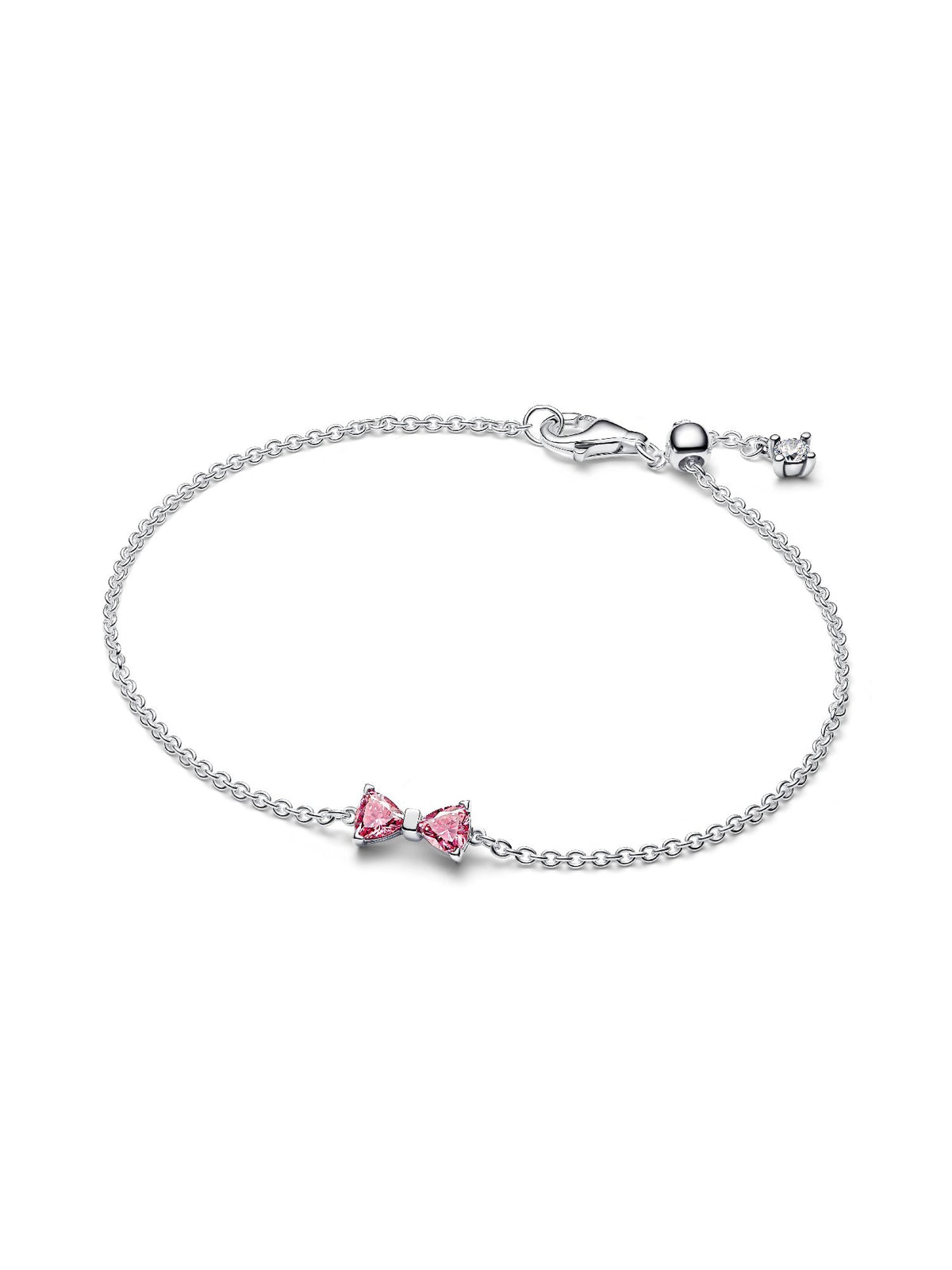 Pandora Bracciale Fiocco Luminoso Rosa 594234C01