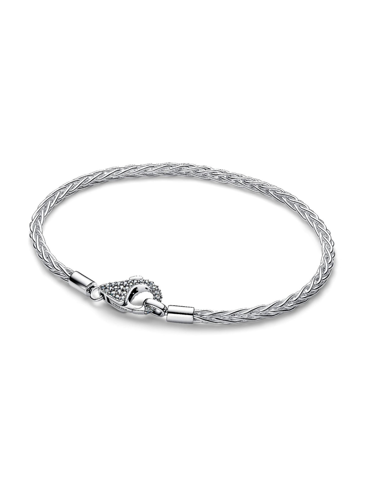 Pandora Bracciale Maglia Coda di Volpe con Chiusura Pavè 594462C01