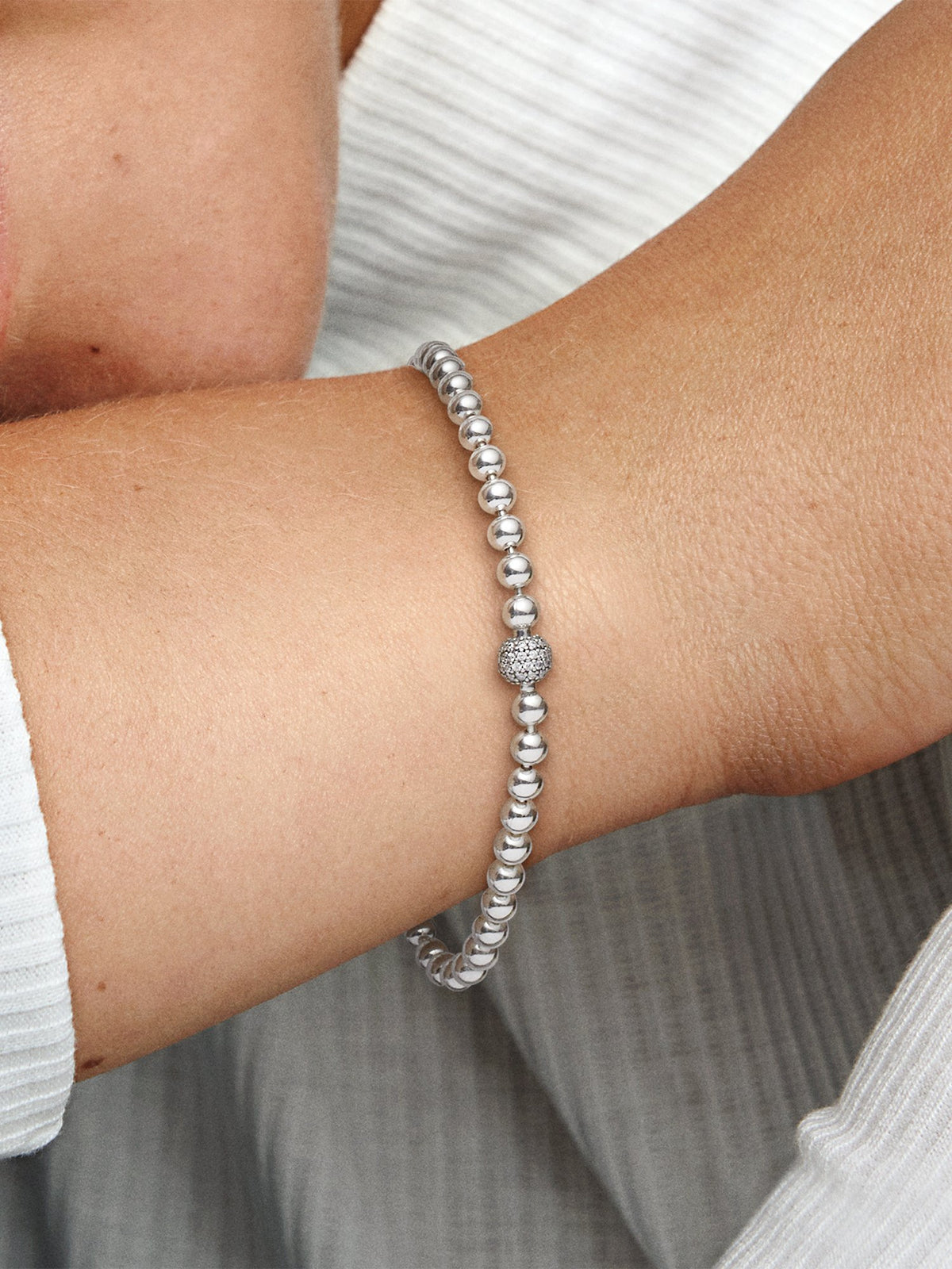 Pandora Bracciale Sfere e Pavè 598342CZ