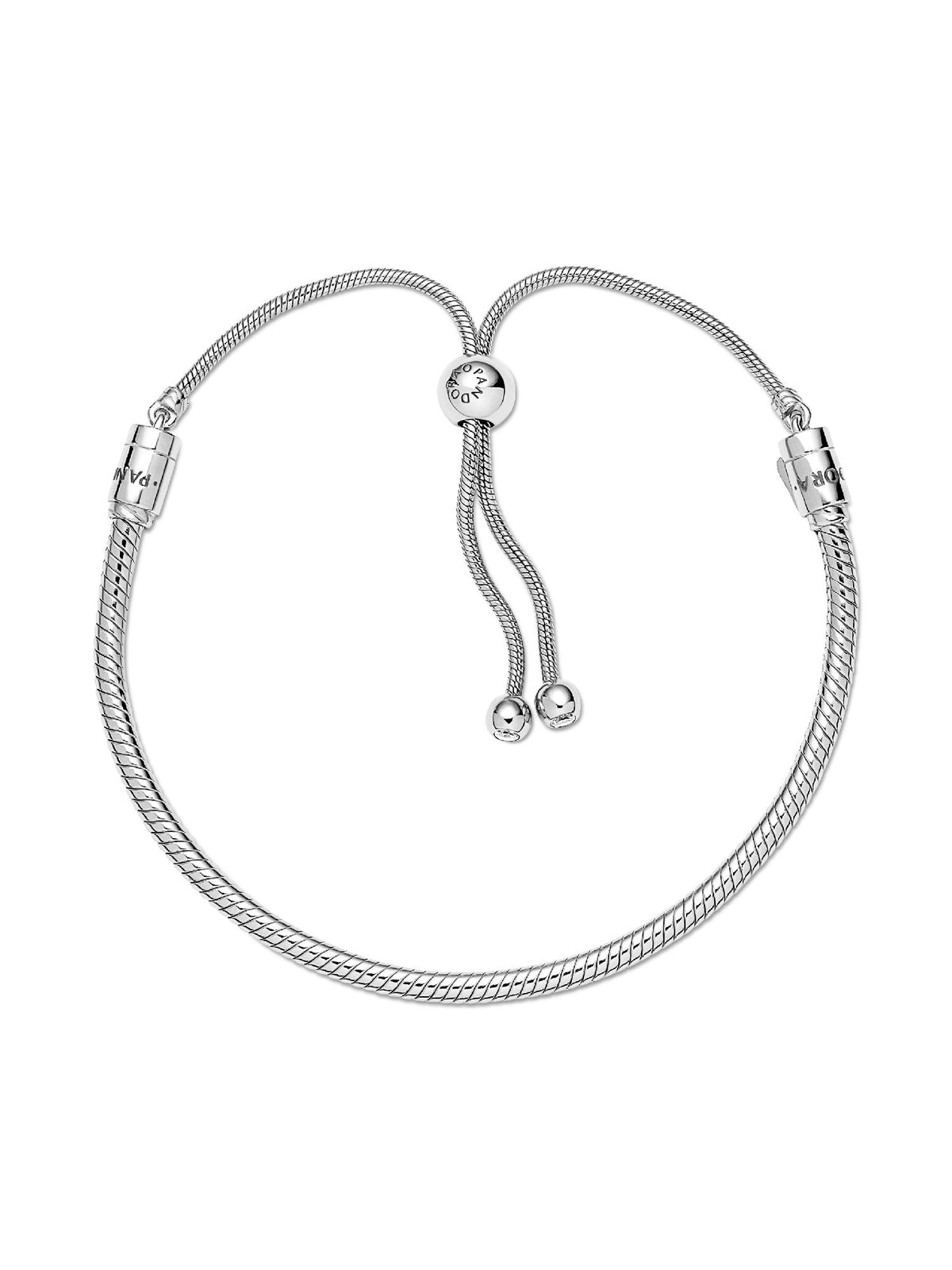 Pandora Bracciale con maglia snake e chiusura regolabile 599652C01