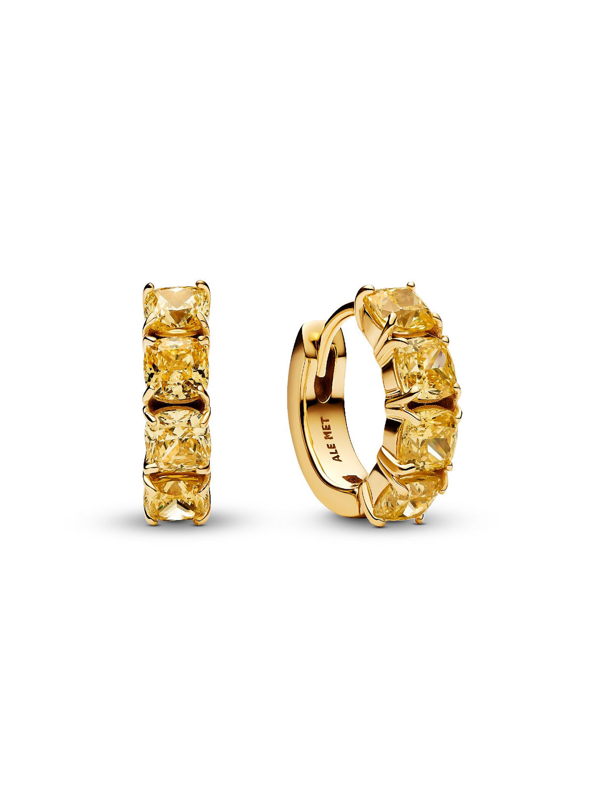 Pandora Orecchini Cerchi Cristalli Gialli 263851C02