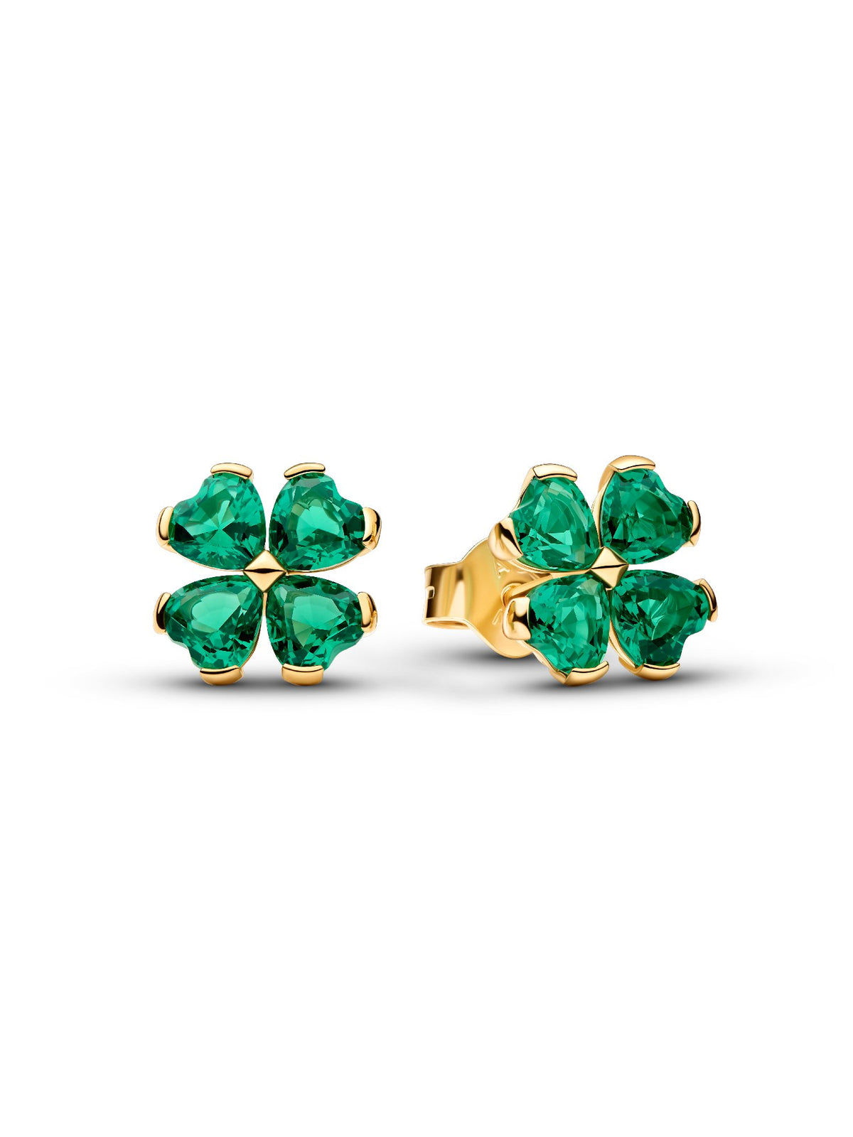 Pandora Orecchini Quadrifoglio Verde 264500C01