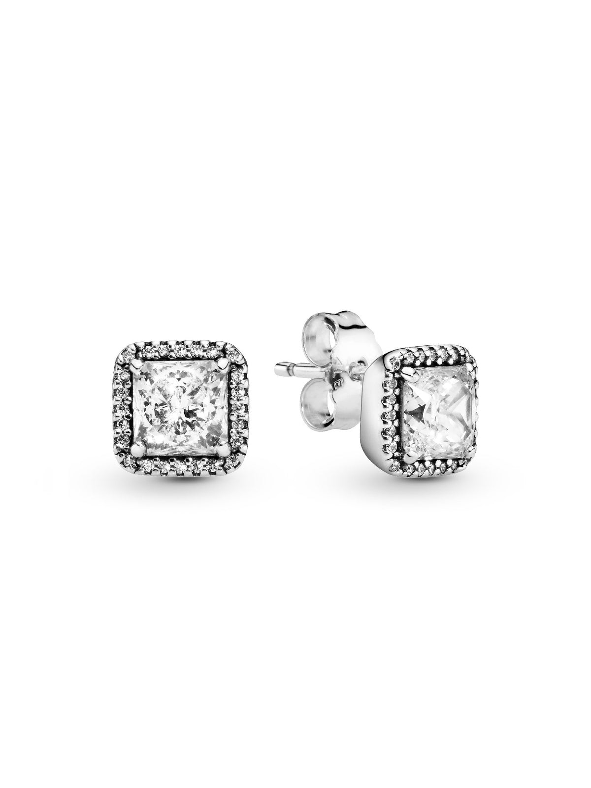 Pandora Orecchini Punto Luce Quadrato 290591CZ