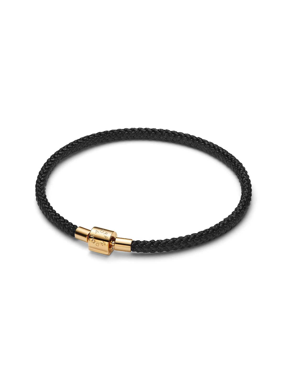 Pandora Bracciale in Corda Nera con Chiusura a Barile 564530C01