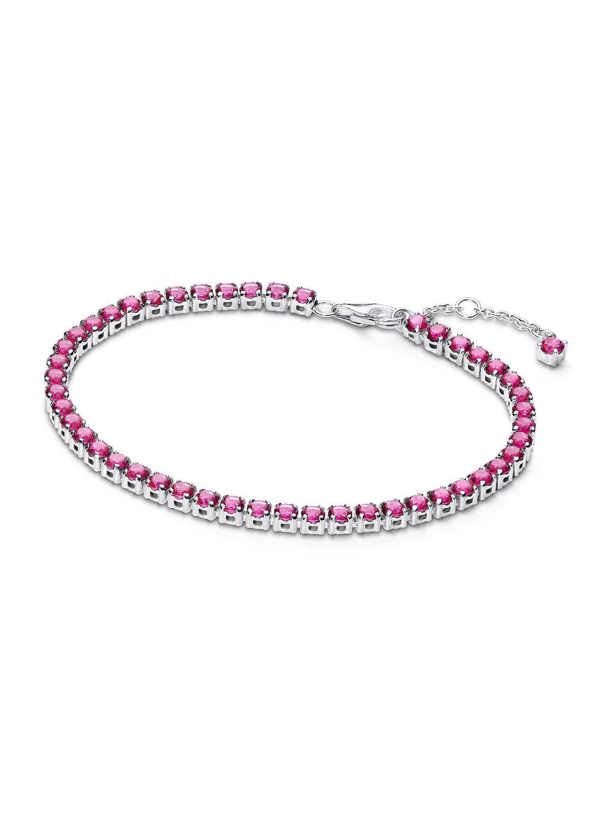 Pandora Bracciale Tennis Cristalli Rosa Scuro 591469C04