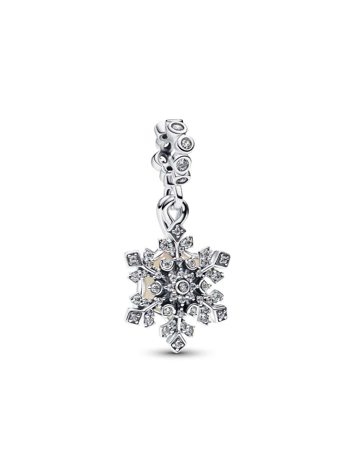 Pandora Charm Pendente Doppio Fiocco di Neve e Stella 794142C01