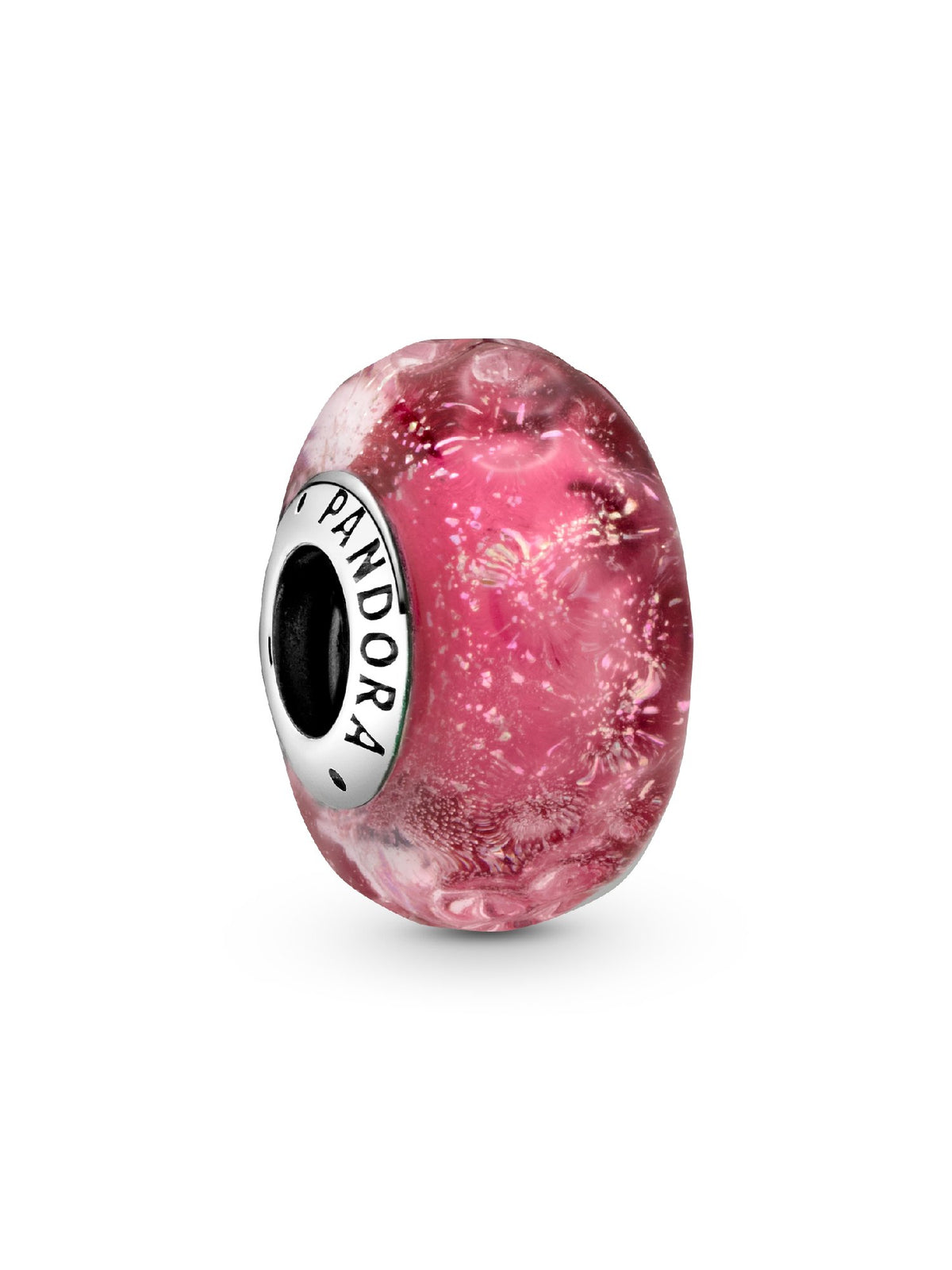 Pandora Charm Vetro di Murano Fantasia Rosa 798872C00