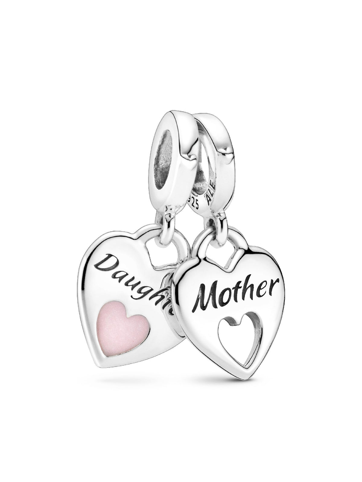 Pandora Charm Pendente Cuori Mamma e Figlia divisibile 799187C01