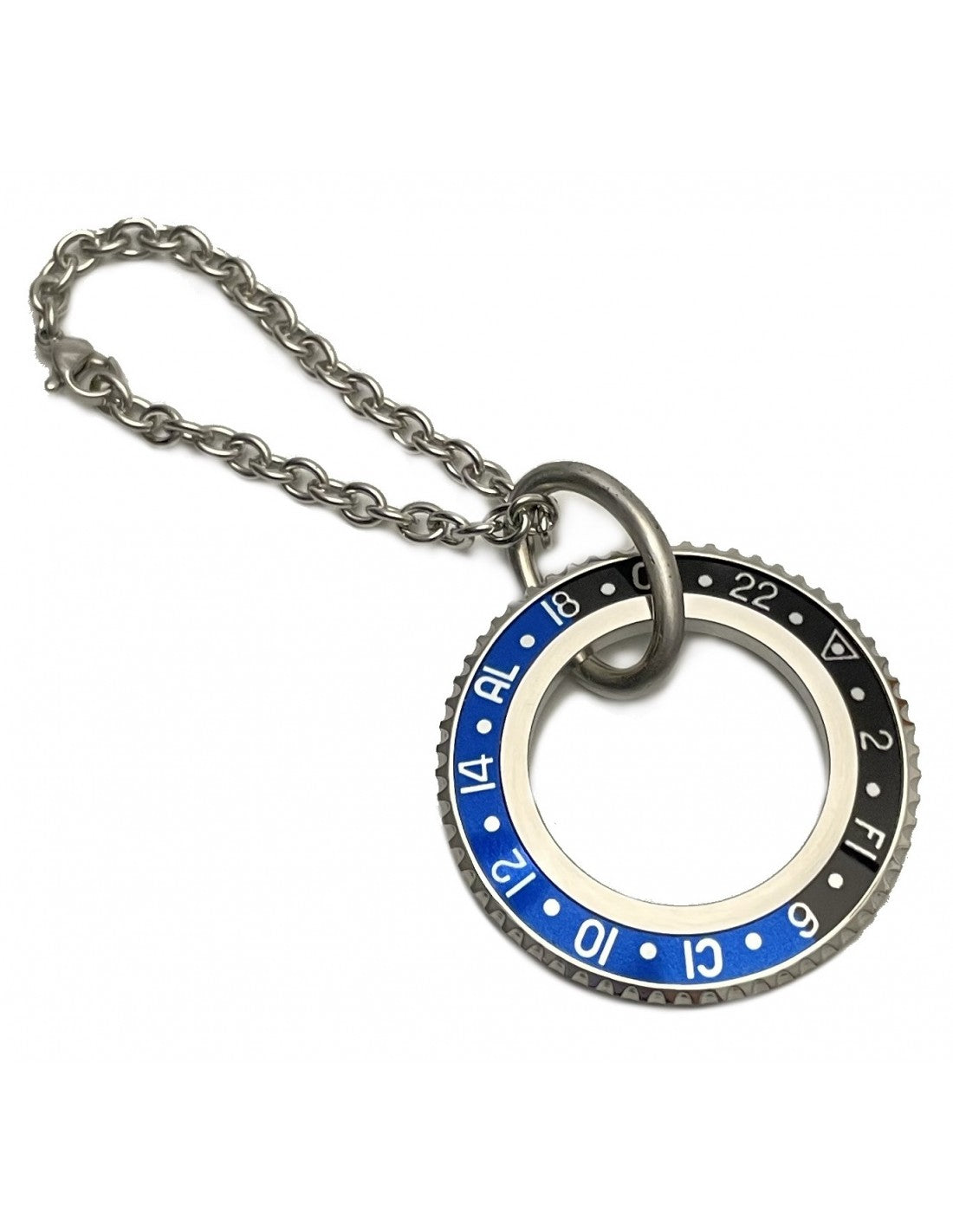 Speedometer Official Blue and Black Keyring